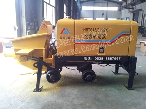 礦用濕噴臺車，礦用混凝土泵，礦用攪拌機發貨